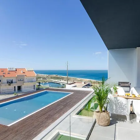 Ocean Views - New Private With Pool & Sea Views * ナザレ